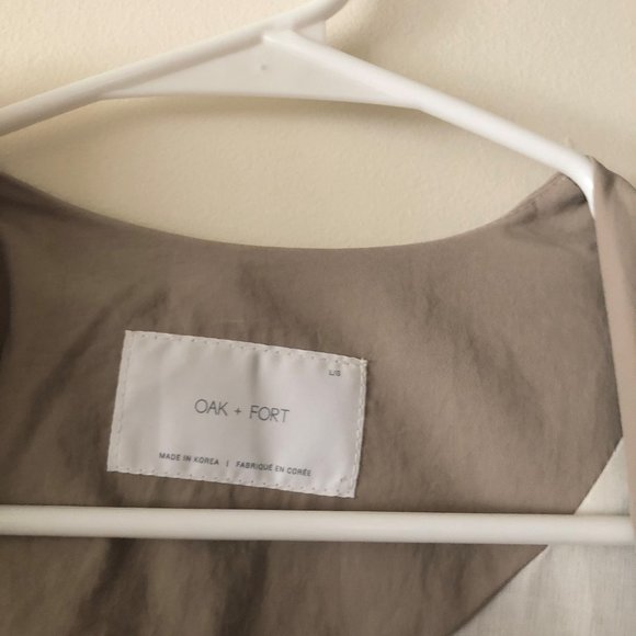 Oak and Fort Oversized Spring Jacket - Picture 3 of 4